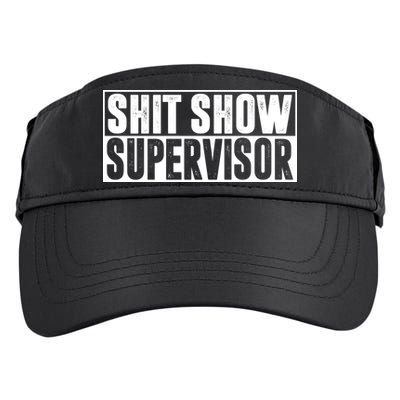 Shit Show Supervisor Funny Gift Adult Drive Performance Visor