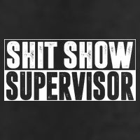 Shit Show Supervisor Funny Gift Adult Drive Performance Visor