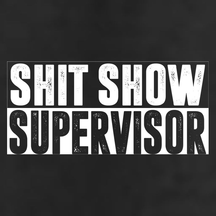 Shit Show Supervisor Funny Gift Adult Drive Performance Visor