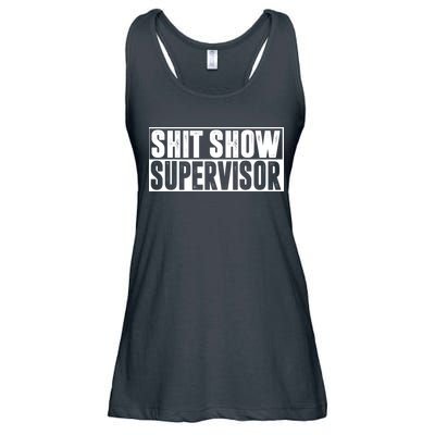 Shit Show Supervisor Funny Gift Ladies Essential Flowy Tank