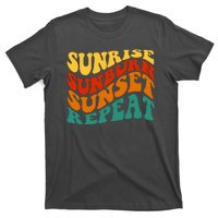 Sunrise Sunburn Sunset Repeat Retro Summer T-Shirt