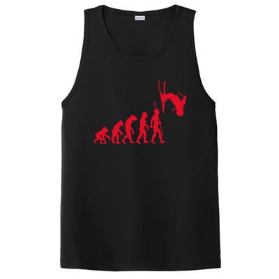 Skiing Skiing Skiers Winter Sports Evolution Gift PosiCharge Competitor Tank