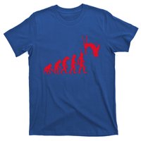 Skiing Skiing Skiers Winter Sports Evolution Gift T-Shirt