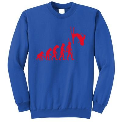 Skiing Skiing Skiers Winter Sports Evolution Gift Tall Sweatshirt