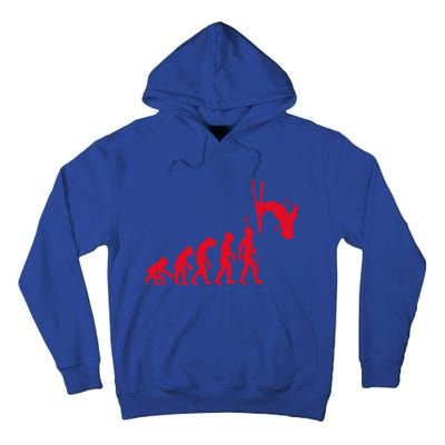 Skiing Skiing Skiers Winter Sports Evolution Gift Tall Hoodie