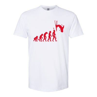 Skiing Skiing Skiers Winter Sports Evolution Gift Softstyle® CVC T-Shirt