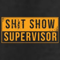 Shit Show Supervisor Funny Vintage Beanie