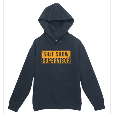 Shit Show Supervisor Funny Vintage Urban Pullover Hoodie