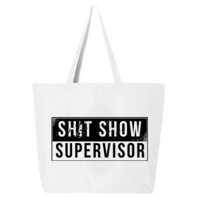 Shit Show Supervisor Funny Vintage 25L Jumbo Tote