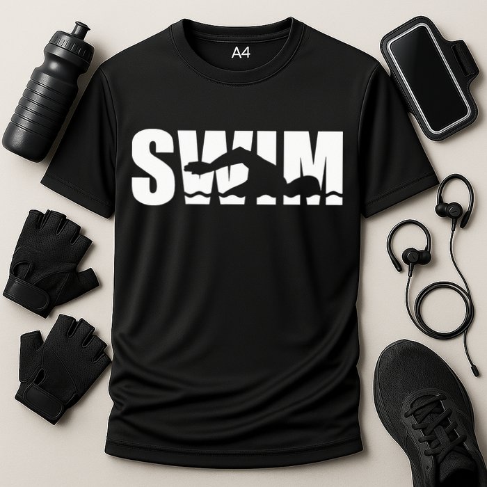 Swim swimmer Cooling Performance Crew T-Shirt
