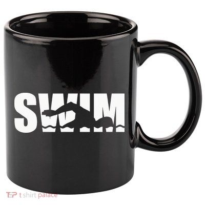 Swim swimmer 11oz C Handle Ceramic Mug