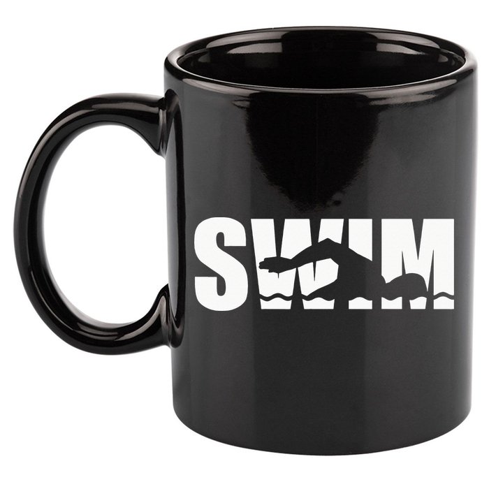 Swim swimmer 11oz C Handle Ceramic Mug