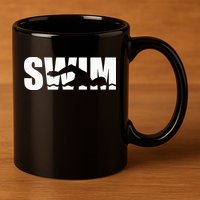 Swim swimmer 11oz C Handle Ceramic Mug