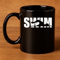 Swim swimmer 11oz C Handle Ceramic Mug