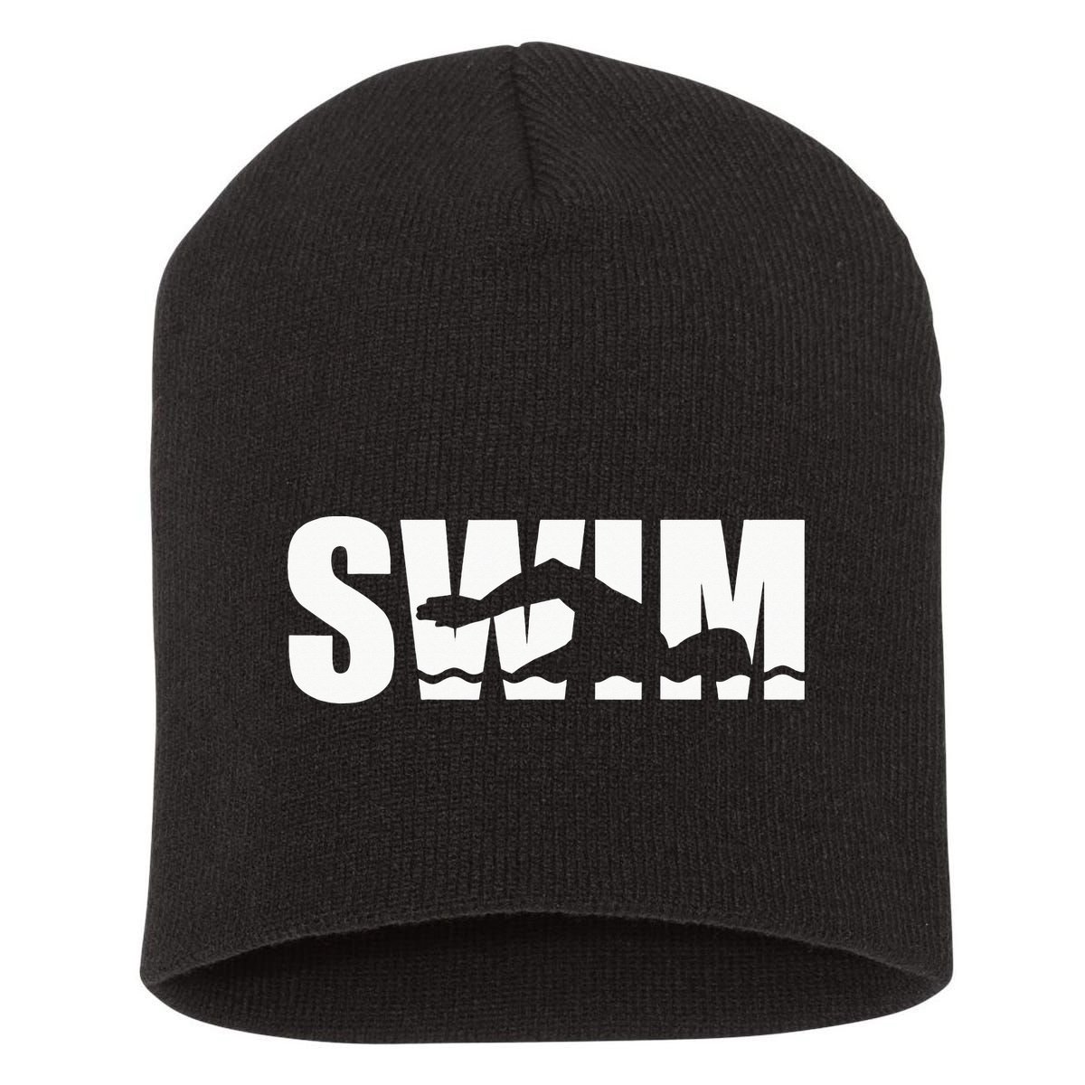 Swim swimmer Short Acrylic Beanie