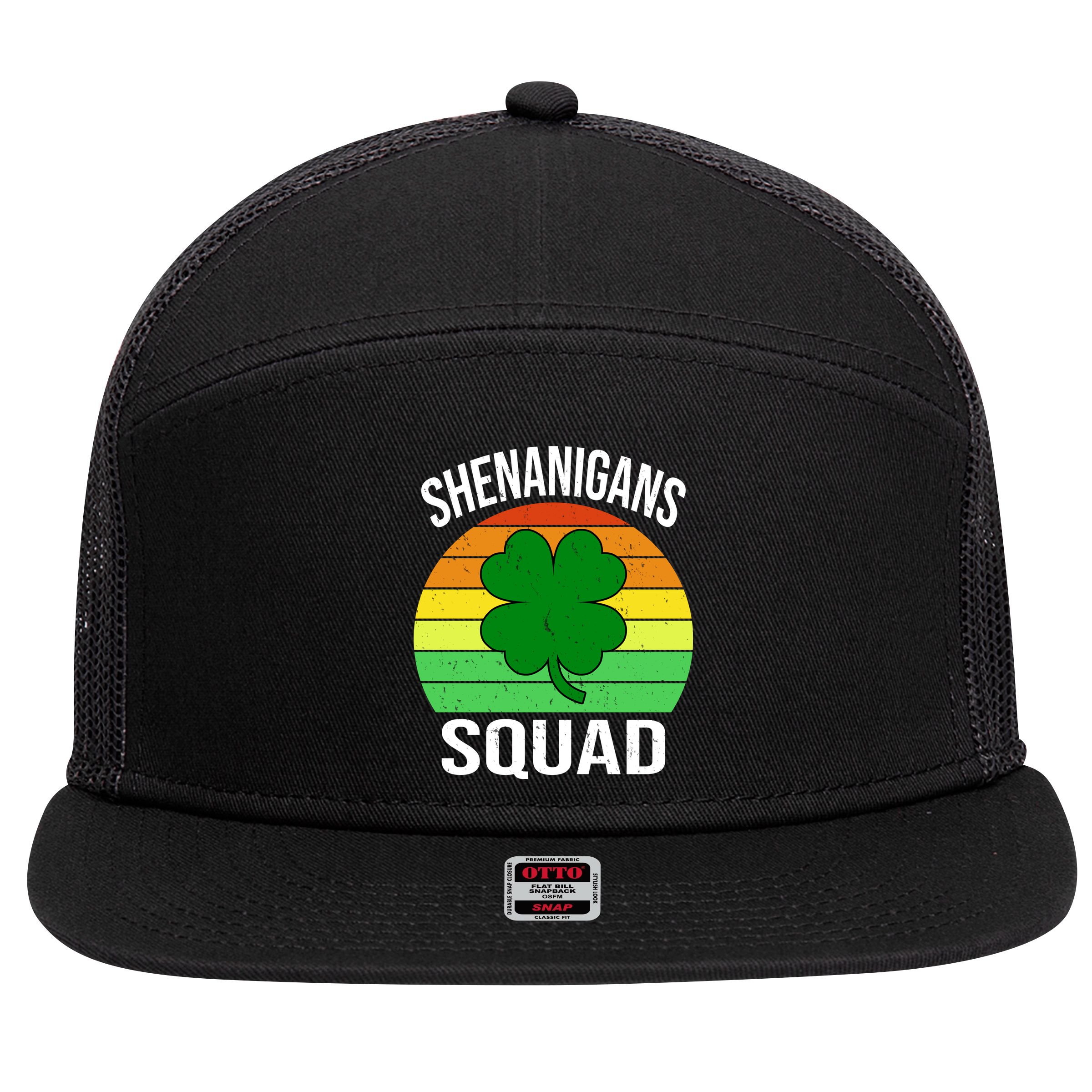 Shenanigans Squad 7 Panel Mesh Trucker Snapback Hat