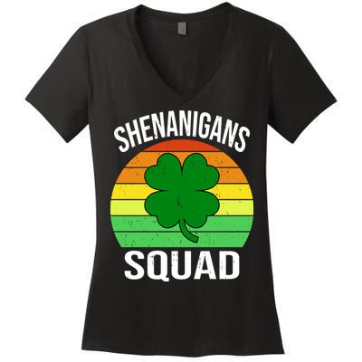 Shenanigans Squad Women's V-Neck T-Shirt