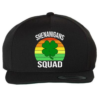 Shenanigans Squad Wool Snapback Cap