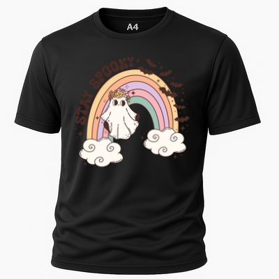 Stays Spooky Skeleton Dripping Face Halloween Spooky Season Gift Performance Shirt