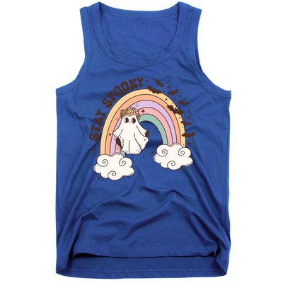 Stays Spooky Skeleton Dripping Face Halloween Spooky Season Gift Tank Top