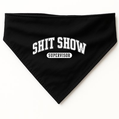 Shit Show Supervisor Gift USA-Made Doggie Bandana