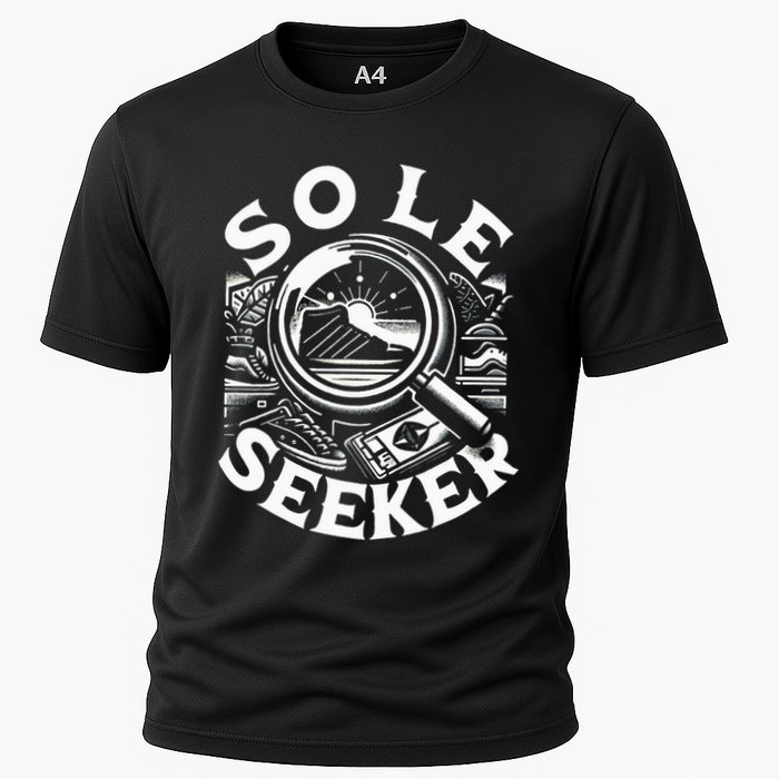 Sole Seeker Shoe Collector Sneakerhead Cooling Performance Crew T-Shirt