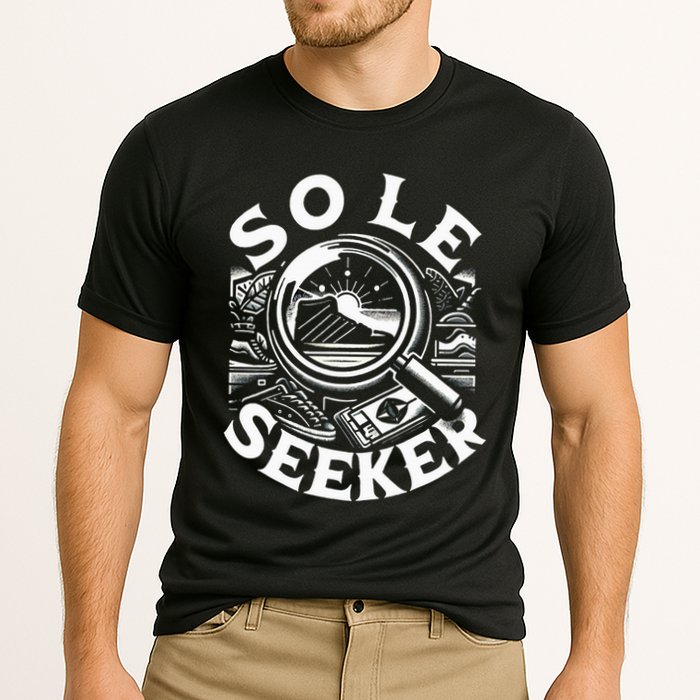 Sole Seeker Shoe Collector Sneakerhead Cooling Performance Crew T-Shirt