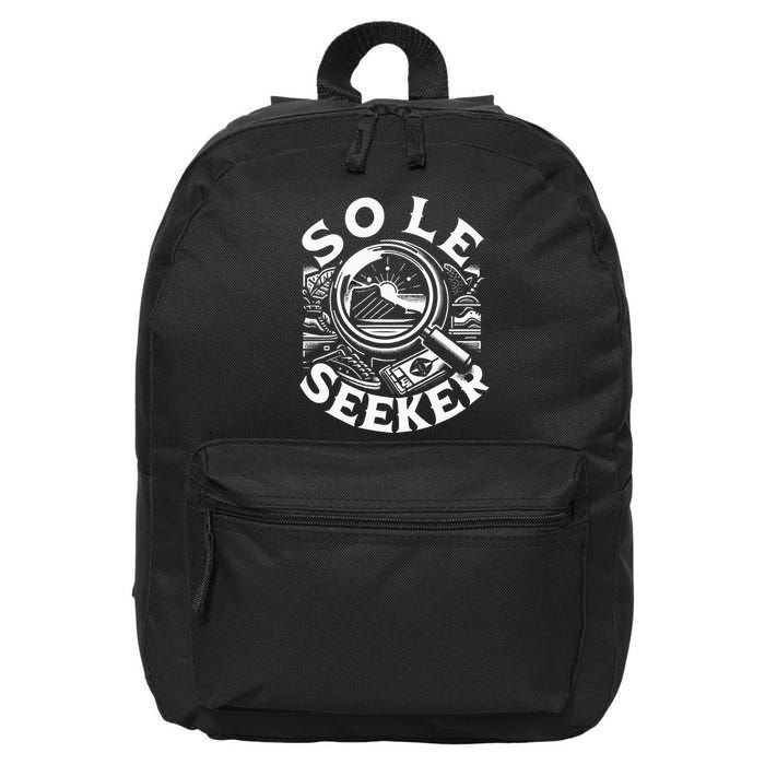 Sole Seeker Shoe Collector Sneakerhead 16 in Basic Backpack
