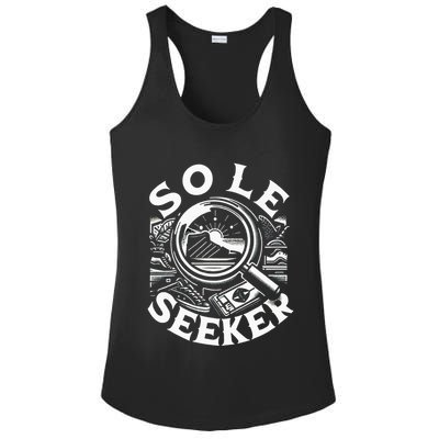 Sole Seeker Shoe Collector Sneakerhead Ladies PosiCharge Competitor Racerback Tank