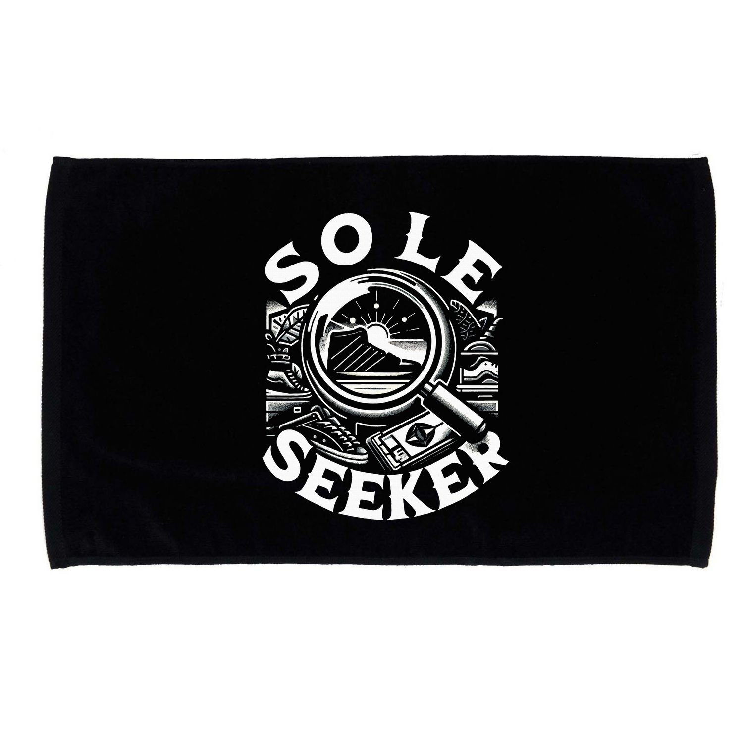 Sole Seeker Shoe Collector Sneakerhead Microfiber Hand Towel