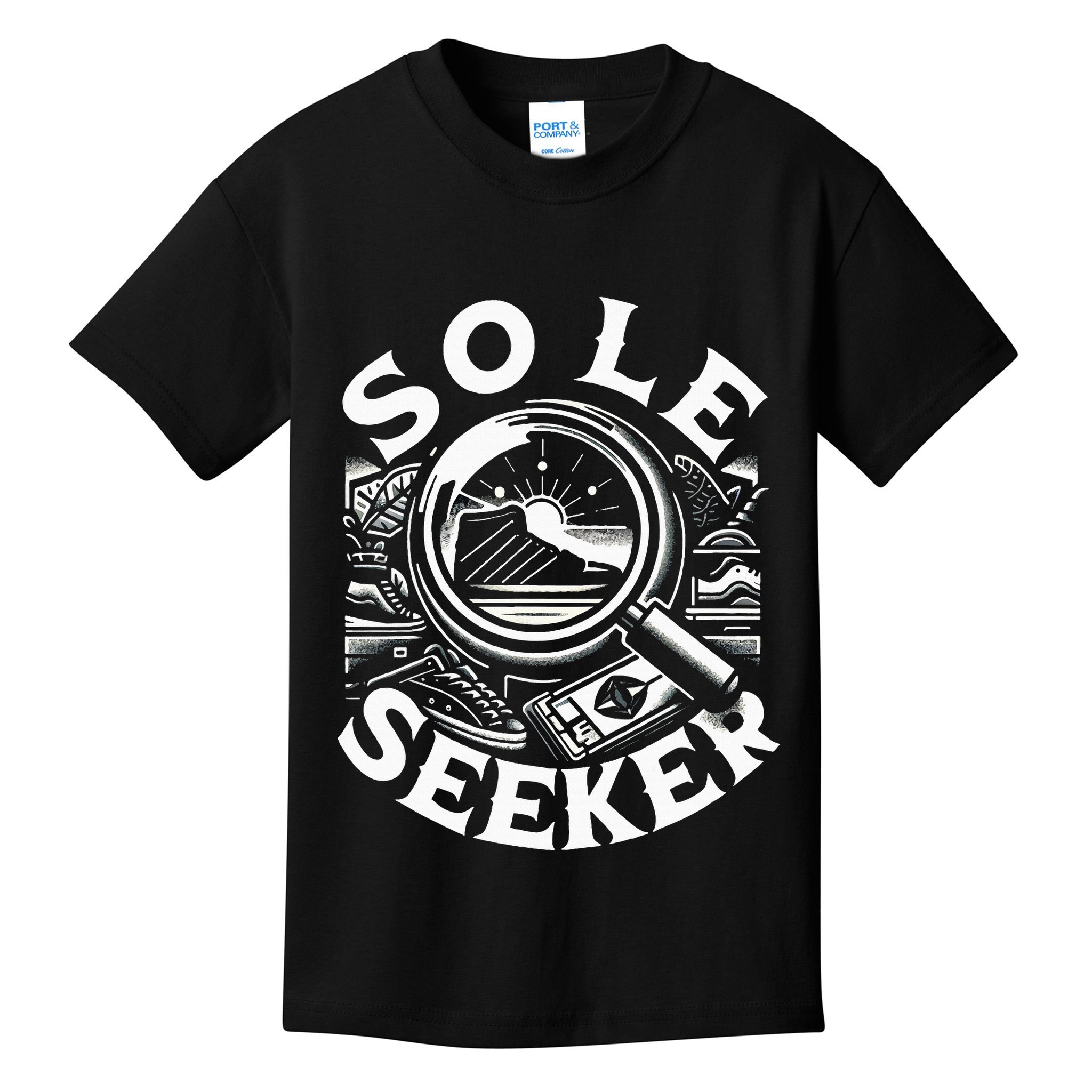 Sole Seeker Shoe Collector Sneakerhead Kids T-Shirt