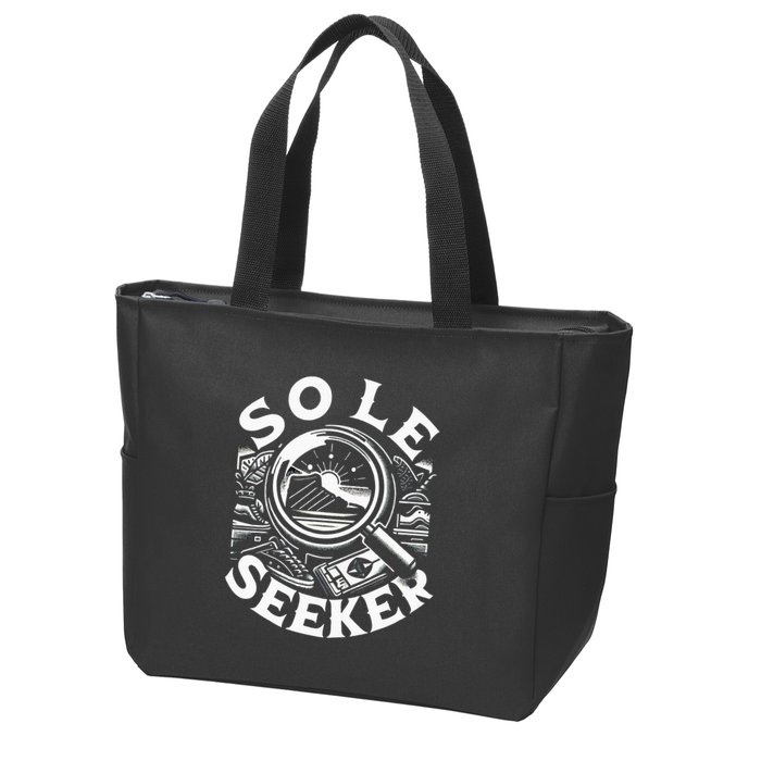 Sole Seeker Shoe Collector Sneakerhead Zip Tote Bag