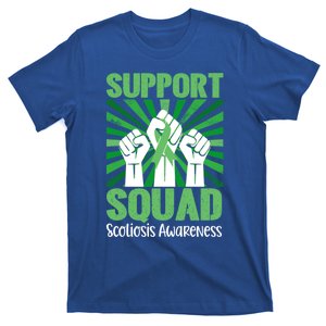 Scoliosis Support Squad Family Scoliosis Awareness Month Gift T-Shirt