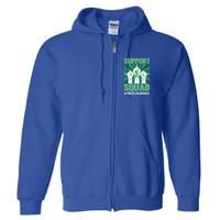 Scoliosis Support Squad Family Scoliosis Awareness Month Gift Full Zip Hoodie