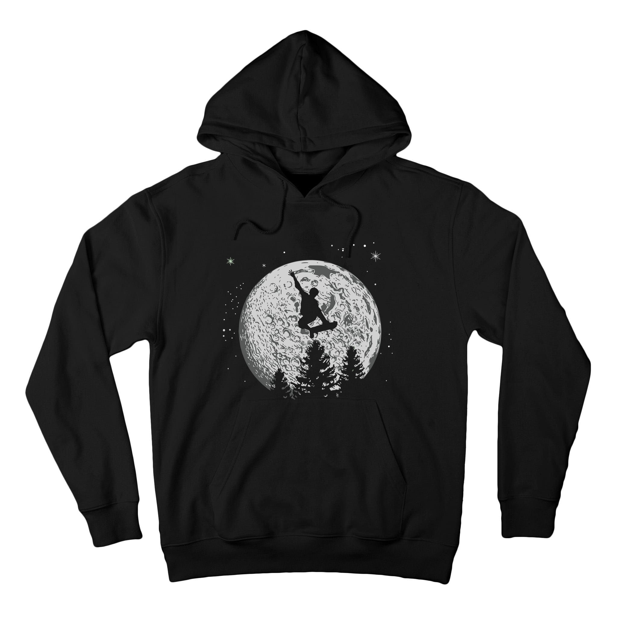 Skater Skateboarder Skateboard Moon Skateboarding Gift Tall Hoodie
