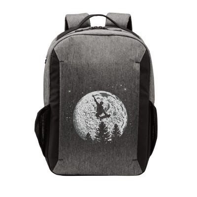 Skater Skateboarder Skateboard Moon Skateboarding Gift Vector Backpack