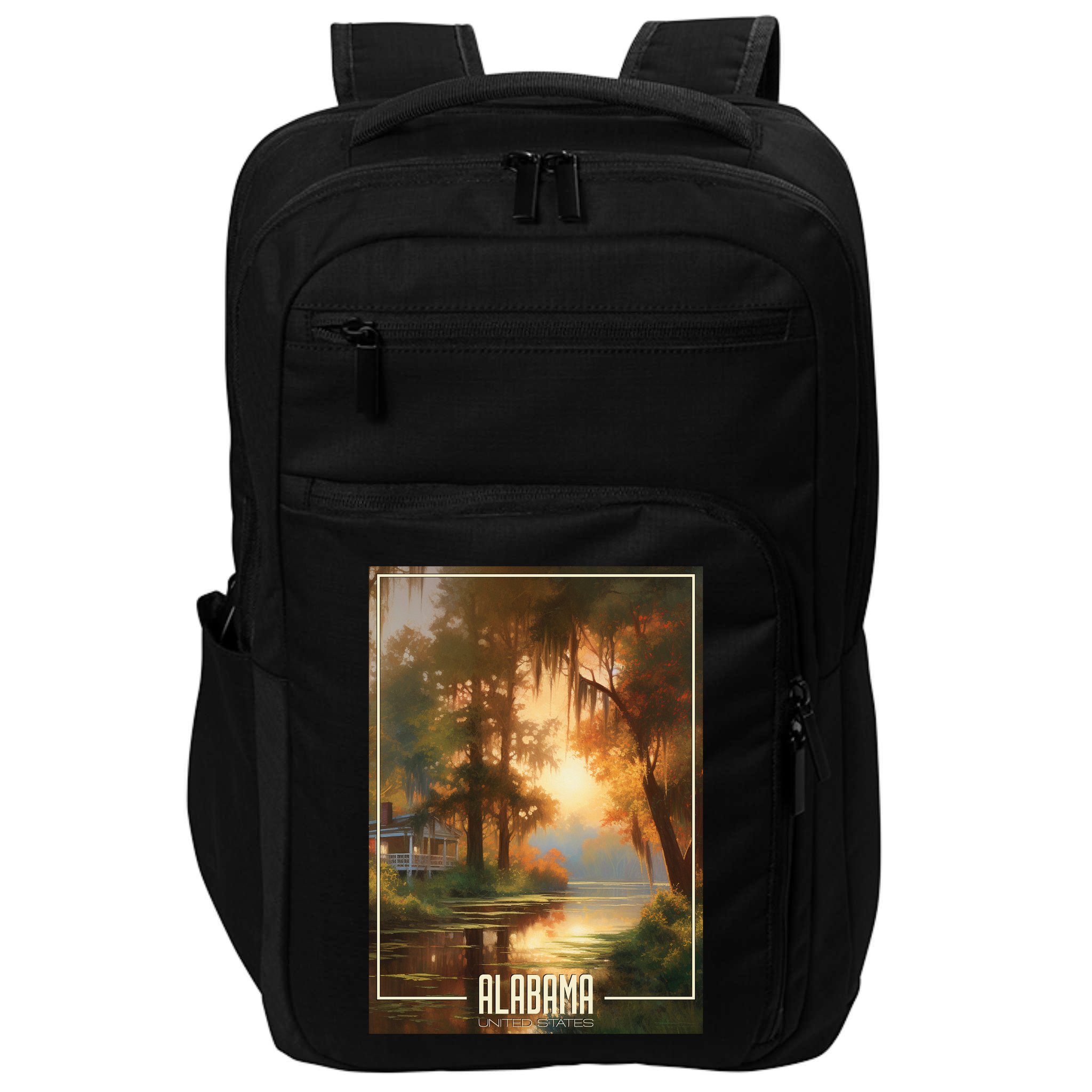 Serene Southern Sunset Alabama Impact Tech Backpack