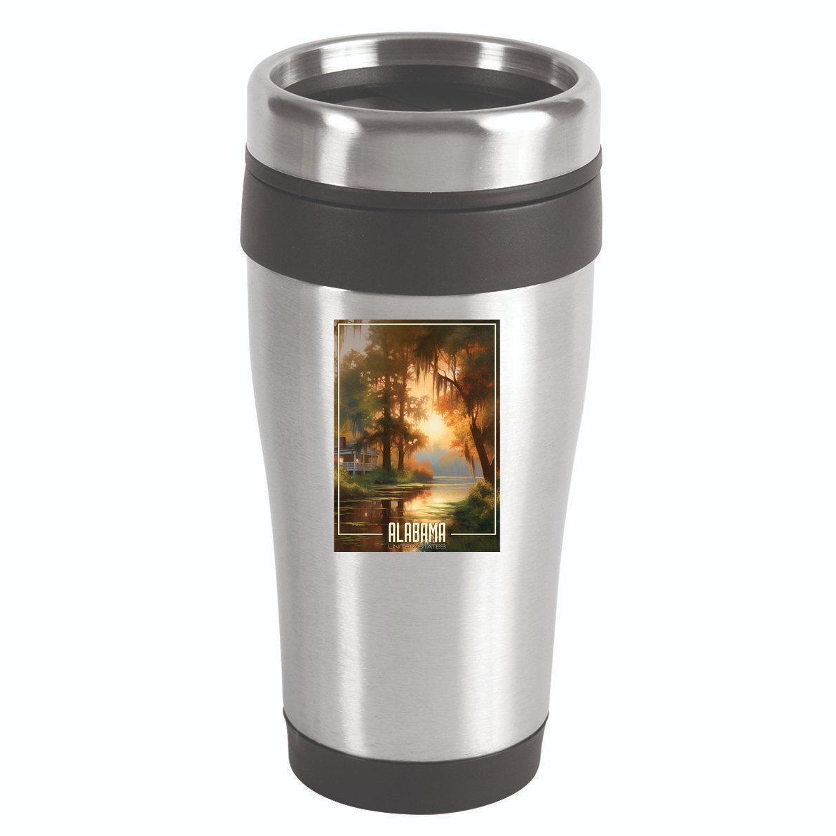 Serene Southern Sunset Alabama 16oz Travel Tumbler