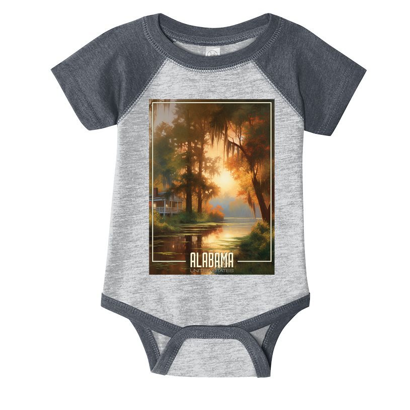 Serene Southern Sunset Alabama Infant Baby Jersey Bodysuit