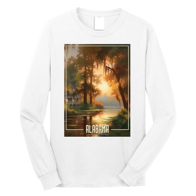 Serene Southern Sunset Alabama Long Sleeve Shirt