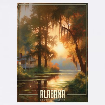 Serene Southern Sunset Alabama T-Shirt