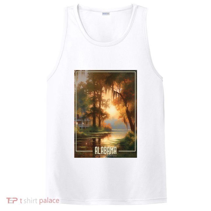 Serene Southern Sunset Alabama PosiCharge Competitor Tank