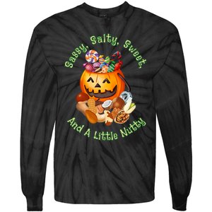 Sassy Salty Sweet And A Little Nutty Tie-Dye Long Sleeve Shirt