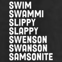 Swammi Slippy Slappy Swenson Swanson Samsonite Golf Towel