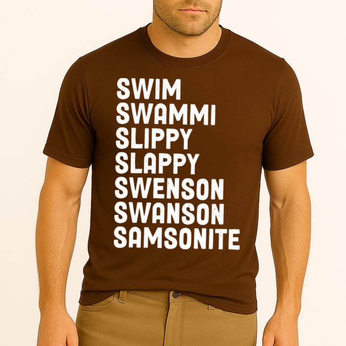 Swammi Slippy Slappy Swenson Swanson Samsonite Performance Shirt