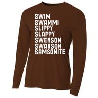 Swammi Slippy Slappy Swenson Swanson Samsonite Cooling Performance Long Sleeve Crew