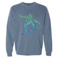 Snowboard Snowboarder Snowboarding Garment-Dyed Sweatshirt