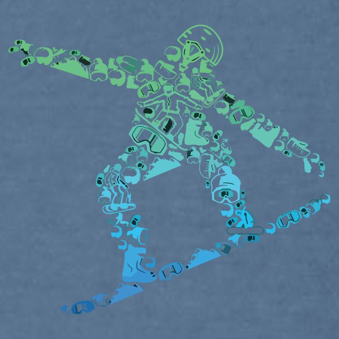 Snowboard Snowboarder Snowboarding Garment-Dyed Sweatshirt
