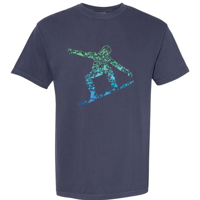 Snowboard Snowboarder Snowboarding Garment-Dyed Heavyweight T-Shirt