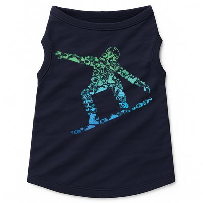 Snowboard Snowboarder Snowboarding Doggie Tank